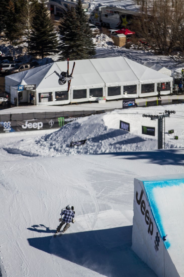 Gus Kenworthy Gus Kenworthy (USA) was the first person in history to throw a triple cork in a slope style competition. Kenworthy competed in all three ski…