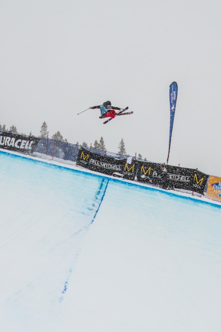 Straight Air Mute Angeli Vanlaanen (U.S.) goes huge with a straight-air mute grab during her second run of the U.S. Grand Prix in Breckenridge. Angeli finished 6th on…