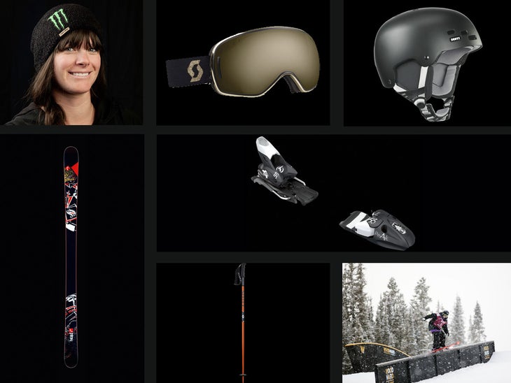 Keri Herman Skis: Head The Caddy 171 Bindings: Tyrolia Attack 16 Poles: Scott Team Issue Pole Goggles: Scott LCG Goggle Helmet: Scott Scream