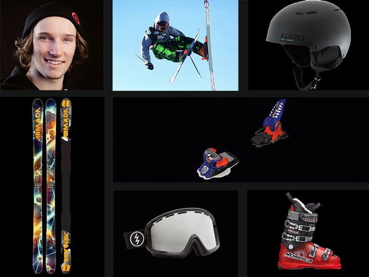 Torin Yater-Wallace Skis: Volkl 14/15 Wall, Armada 14/15 Pipe Cleaner (pictured) Boots: Nordica Patron Bindings: Marker Jester Pro Helmet: Giro Combyn Goggles: Electric…