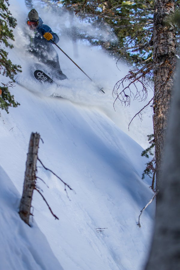 Ski Test 2014: Day 4 Mike Britt finds untouched snow while testing a pair of 2014-15 DPS skis.