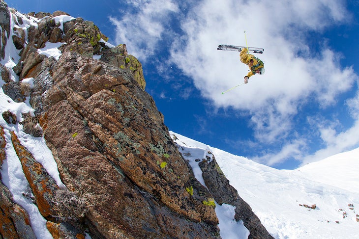 Go Big Tester Eben Mond goes big at Loveland Ski Area.