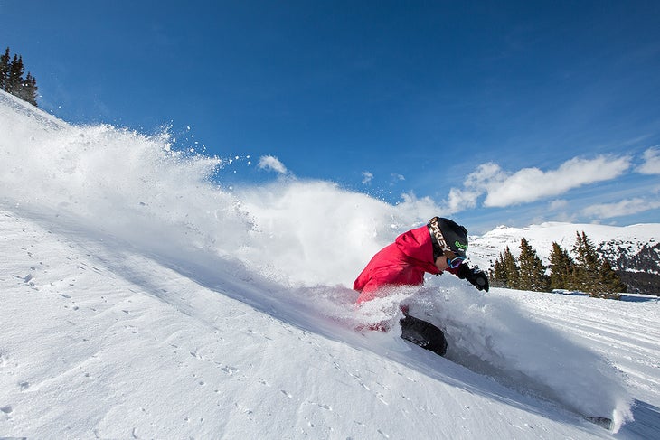 Never Ending Even late in the afternoon Loveland local and ski tester Doug Evans still got the goods.
