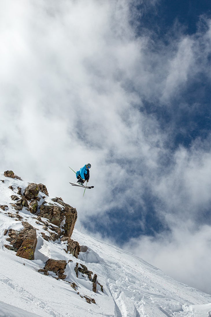 Soft Landings John Mason finds a soft landing in Super Bowl at Loveland Ski Area.