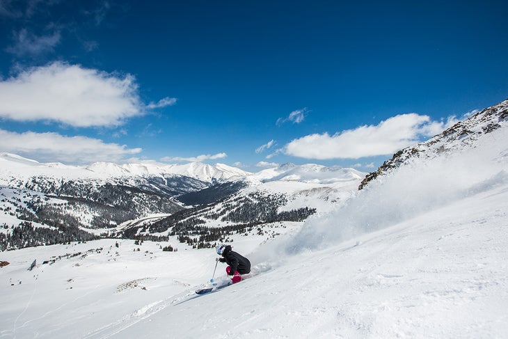 Super Bowling Jesse Ambrogi-Yanson of Faction Skis enjoys what the Super Bowl had to offer.
