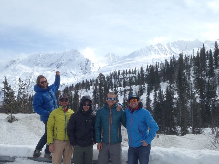 Team Dynafit in Alaska's Chugach Mountains From left: Cody Barnhill, Marshal Thomson, Donny Roth, Jamie Laidlaw, Eric Henderson. Read Henderson's interview here.