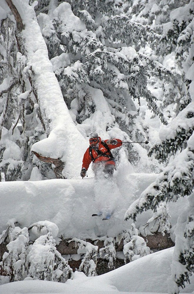 Verbier Trees Tree skiing in the Alps, Bob Mazarei finds stashes in Verbier, Switzerland. “There are so many places to ski in the Alps, from the funky small ski…