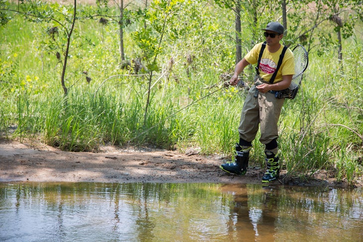Wet a Line Ah, fly fishing. It soothes many a summer-weary skier’s soul. We seek mountain trout in Colorado’s tributaries.