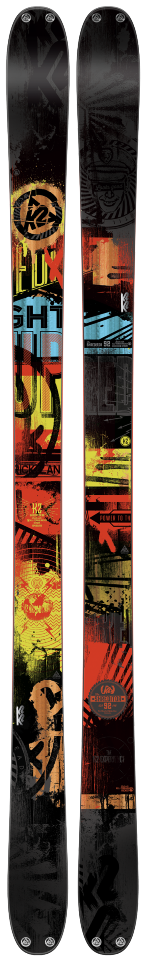 K2ケーツー スキー板Shreditorシュレディター 92 K2 Shreditor 92 (2015)
