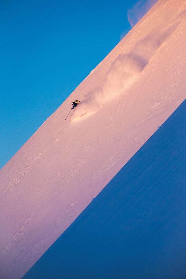 Alta backcountry, Utah PHOTOGRAPHER Jay Beyer LOCATION Alta backcountry, Utah SKIER Noah Howell BUY jaybeyer.com