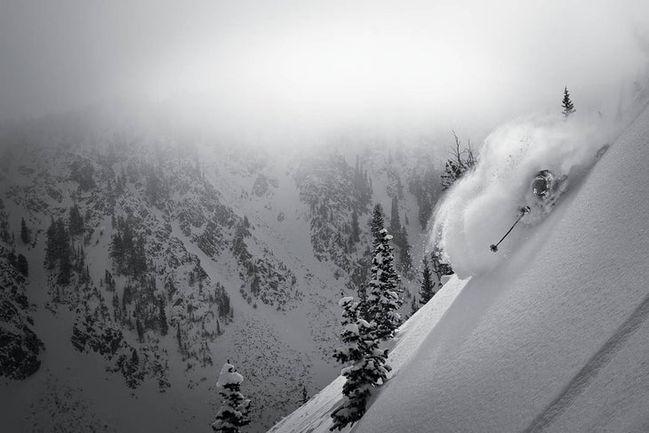 Alta, Utah PHOTOGRAPHER Steve Lloyd LOCATION Alta, Utah SKIER Eric Balkin BUY stevelloydphoto.com