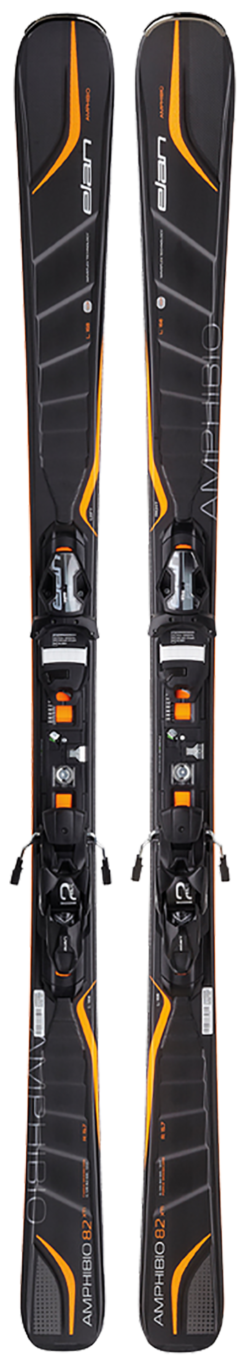 Elan Amphibio 82 XTI Sidecut: 128-82-109Lengths: 160, 168, 176, 182Radius: 17.4MSRP: $1,100For more info on this ski, click here.