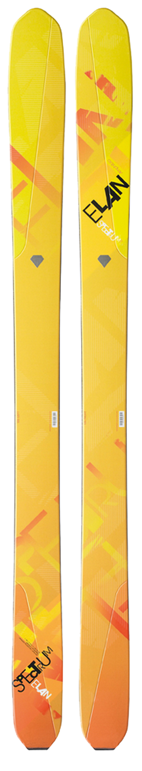 Elan Spectrum 115 ALU Sidecut: 145-115-130 mmLengths: 185, 193 cmRadius: 20.4 mMSRP: $1,000For more info on this ski, click here.