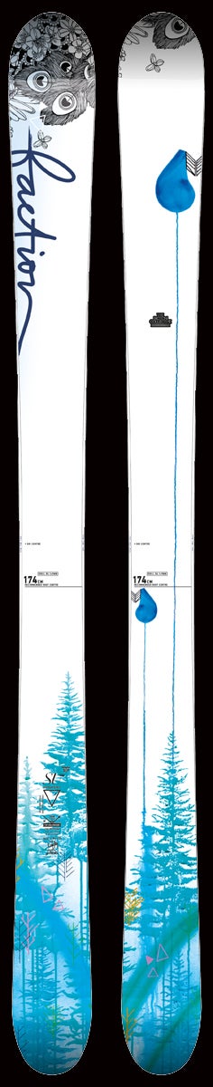 FACTION SUPERTONIC Sidecut: 142-107-131 mm Lengths: 158, 164, 174 cm Radius: 16 m MSRP: $819 For more info on this ski, click here.