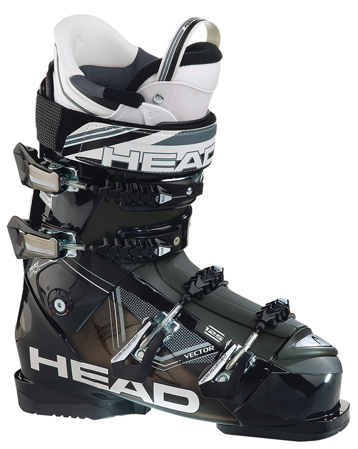 Head Vector 125 LAST 101 mm FLEX 125 MSRP $650 It’s dressed like Clark Kent but it skis like Superman.Get more info on this boot here.