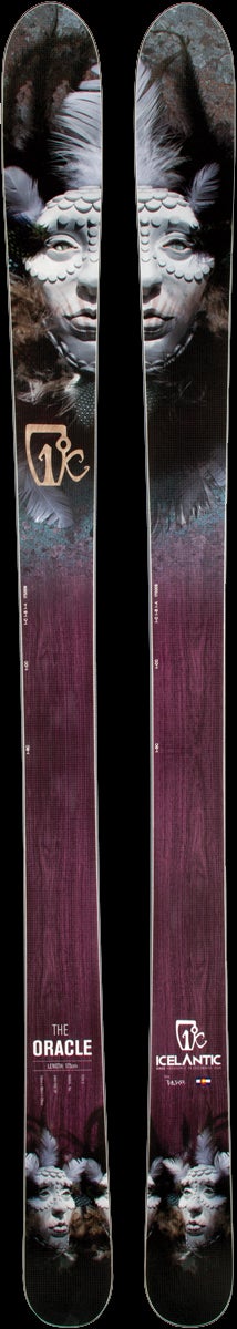 ICELANTIC ORACLE Sidecut: 138-100-120 mm Lengths: 155, 165, 175 cm Radius: 16 m MSRP: $699 For more info on this ski, click here.