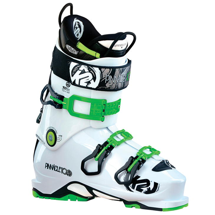 K2 Pinnacle 100 LAST 102 mm FLEX 100 MSRP $650 It is not stiffer than billed, but it more than holds its own on the hill against boots with flex ratings that are 10…