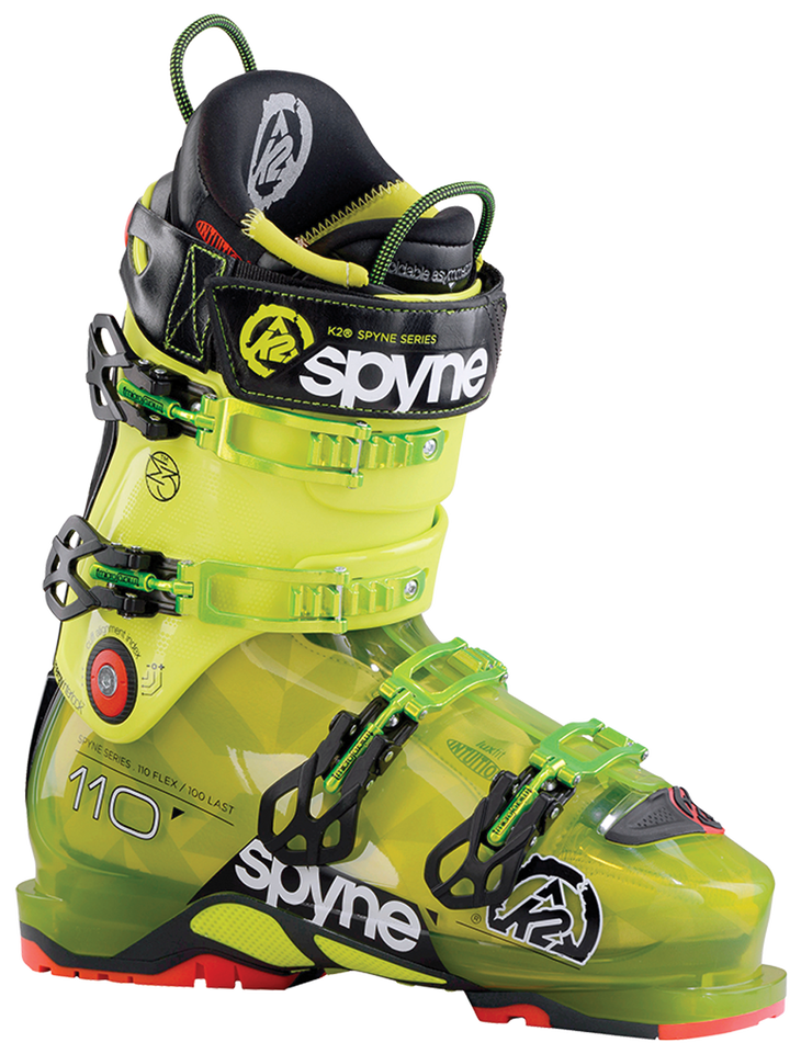 K2 Spyne 110 LAST 100 mm FLEX 110 MSRP $650A revamped liner helped this sophomore hold its own against a bunch with brawnier flex ratings.Get more info on this…