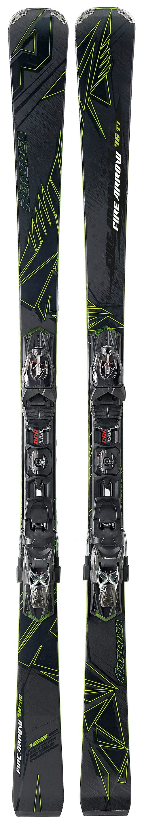 Nordica Fire Arrow 76 Ti Sidecut: 126-76-109Lengths: 152, 160, 168, 176Radius: 14MSRP: $899For more info on this ski, click here.