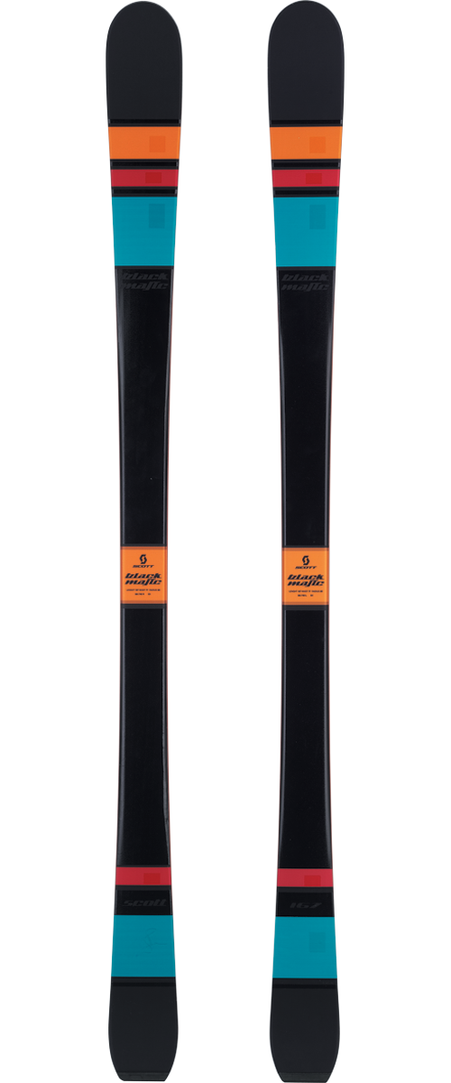Scott Black Majic Sidecut: 3D sidecutLengths: 157, 167, 177, 184Radius: 3D radiusMSRP: $900For more info on this ski, click here.