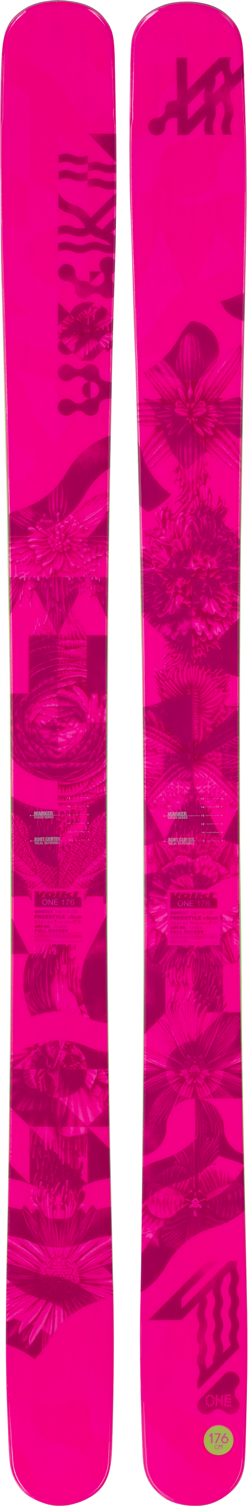Women's Völkl One W Sidecut: 138-116-130 mmLengths: 156, 166, 176 cmRadius: 19.7 mMSRP: $775For more info on this ski, click here.