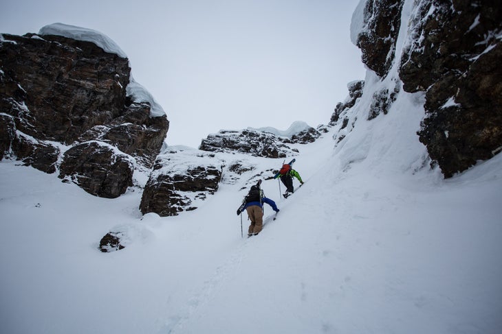 At Last “Ingrid Backstrom and I ascend our first couloir of the trip after about 18 hours of sailing north from Longyearbyen. We were really excited about…