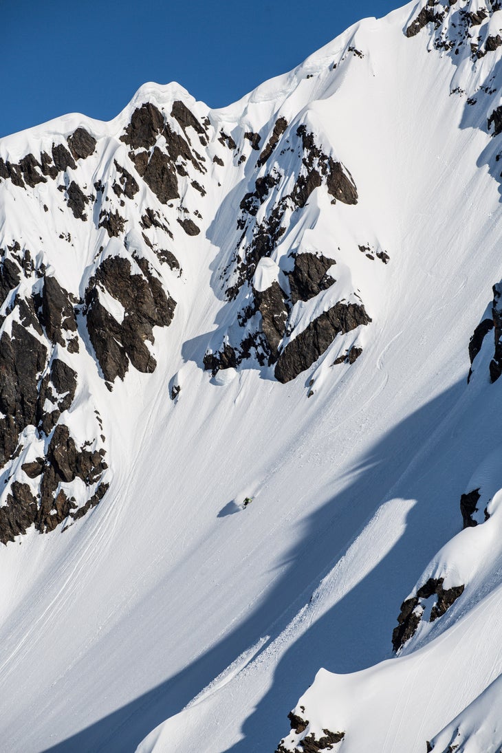 Curiosity “This was one of my favorite lines from the trip. We were at a bit of a loss on what to ski after a mid-day session on the other side of this ridge.…