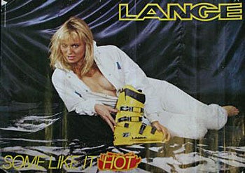 Lange Girl: 1980s Some like it hot. Really hot.