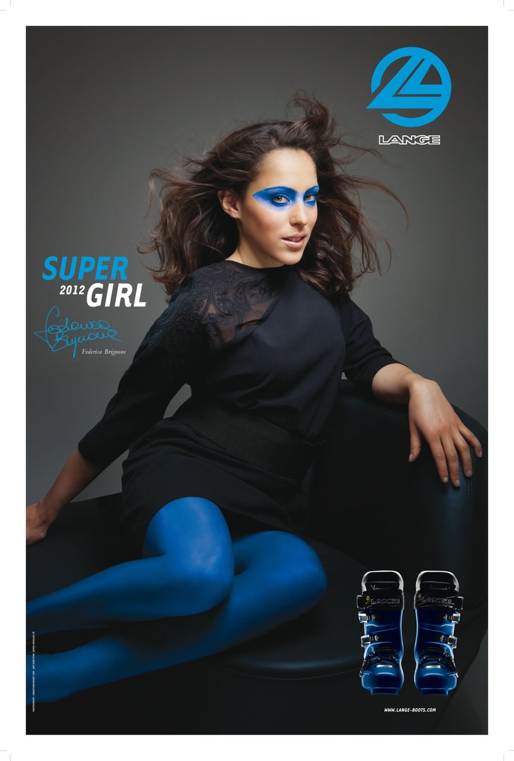 Lange Girl: 2012 Super Girl indeed. Italian Federica Brignone comes from a skiing family, and those genes rubbed off on her.