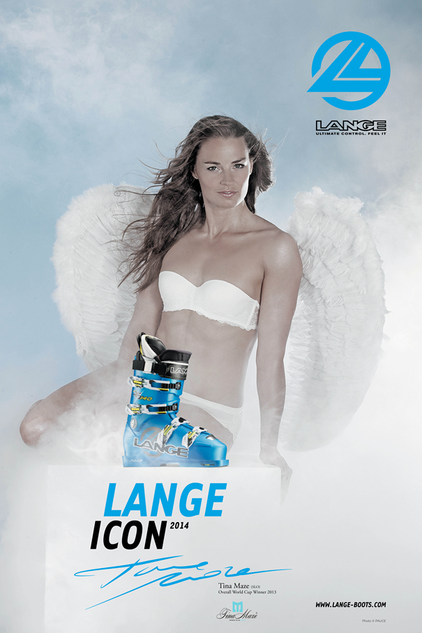 Lange Girl: 2014 Two-time Olympic gold medalist Tina Maze, from Slovenia, can be considered heavenly.