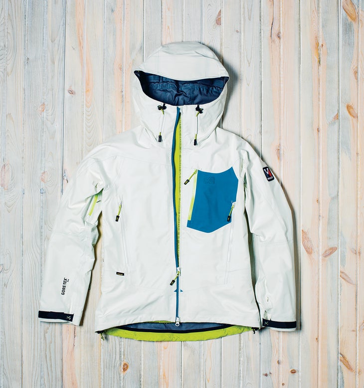 MILLET LD TRILOGY GTX PRO JACKET Millet is the official outfitter of the officially badass Chamonix Mont-Blanc Guide Company, and this attractive lightweight shell is très résistant.…