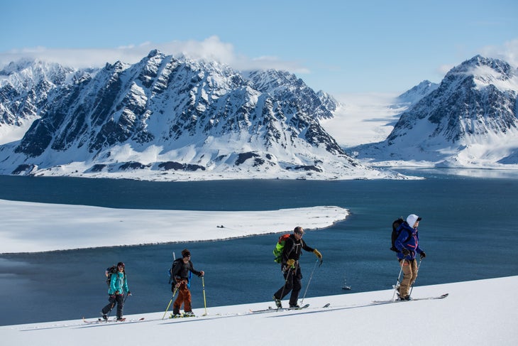 Morning Routine “This would be a typical start to our ski days on Svalbard. We would land the zodiac with some idea of what we wanted to do, only to find something…