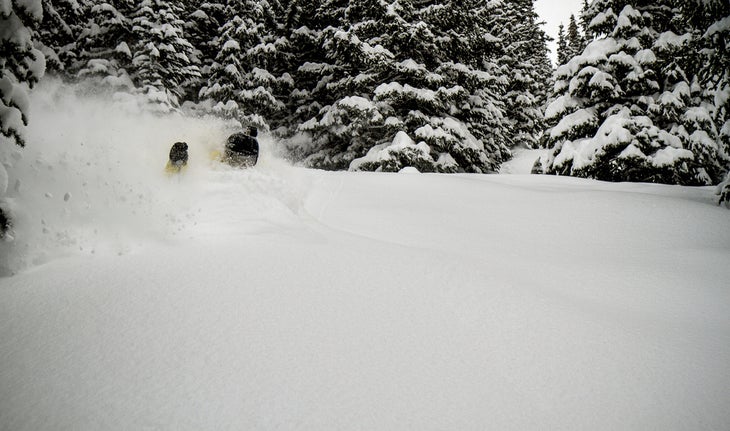 Eric Leone Skier: Eric Leone Photographer: Jeff Leone Location: Vail, Colorado Date: March 1, 2014 We were rewarded with some fun pockets of snow after a short…