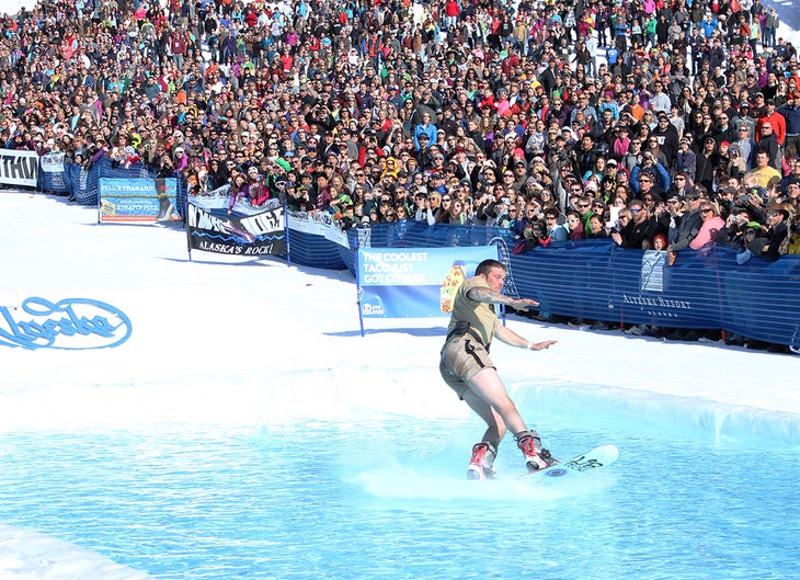 Alyeska Resort, Alaska– Spring Carnival April 10-12 A packed weekend of wacky events including a costume contest, pond skim, pond swim, and dummy downhill, where competitors build a dummy…