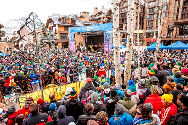 Vail, Colorado – Spring Back To Vail Festival April 17-19 Vail parties harder than ever for the end of the season with live music, pond skimming, and wacky contests all weekend. Cost: Free…