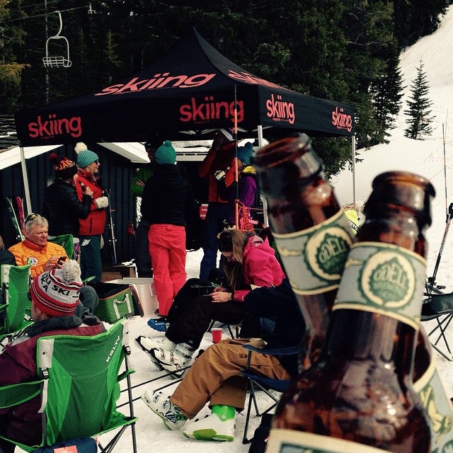 @AlbrittonSkis #cheers to day 2 of @skiingmagazine #indietest2015! Thanks to @odellbrewing for keeping us hydrated and @lovelandskiarea for hosting!