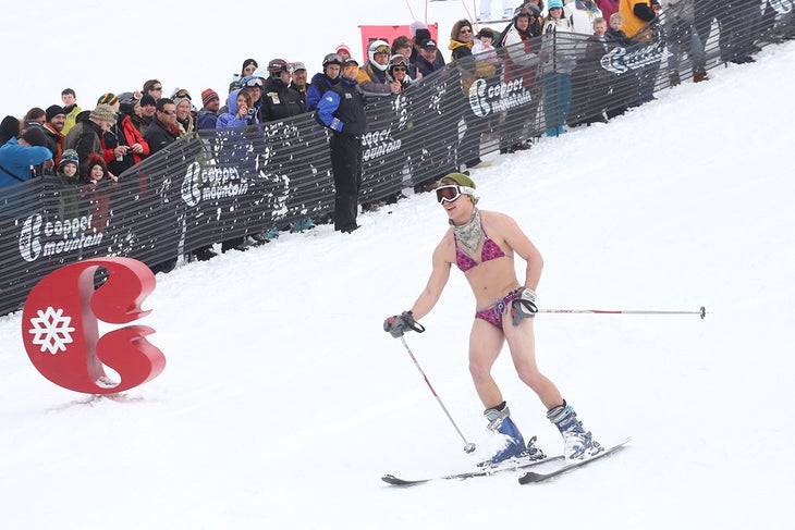 Copper Mountain, Colorado April 19 Copper closes the season April 19 with its annual Eenie Weenie Bikini Contest for a cash prize. Yes, guys don bikini garb too.…