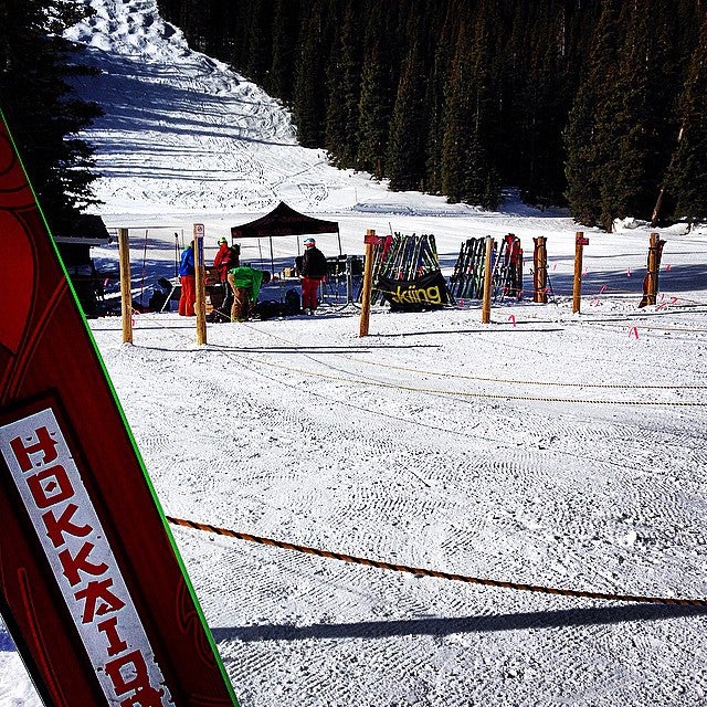 @Dynafit Day 3 at the @lovelandskiarea with @skiingmagazine for the Independent Brand Ski Test #HokkaidoSki #indietest2015