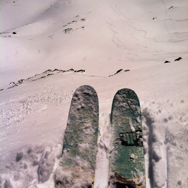 @jhandly #4frnt #kye110 in its natural habitat, #catskiing @lovelandskiarea. Thanks for the lift. #indietest2015