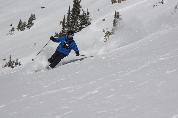 Week of Feb. 1-7 Arapahoe Basin, Colorado Photo: Arapahoe Basin Ski AreaSkier: Tim Finnigan, mountain operations director An 11-inch pow day? Mm, mmm good.