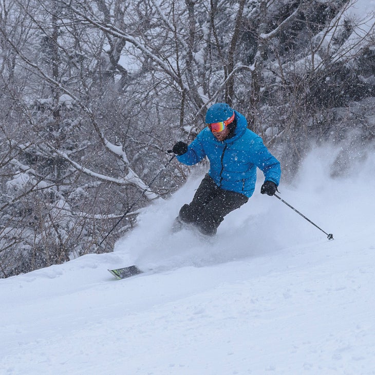 Week of Feb. 8-14 Stratton, Vermont Photo: Hubert Schriebl Skier: Ian Bruso With nearly two feet of snow falling over three days, Stratton’s sitting pretty.