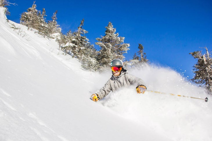 Week of March 1 Jay Peak, Vermont Photo: Andrew Lanoue Skier: Ryan Devane Turning through 16 inches of fresh that topped off February.