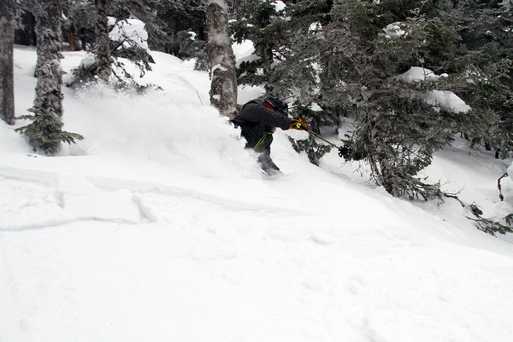 Week of March 8 Sugarbush, Vermont Photo: John Atkinson/Sugarbush Resort Skier: John Egan Getting deep in Slide Brook, John Egan finds three fresh inches (with more…