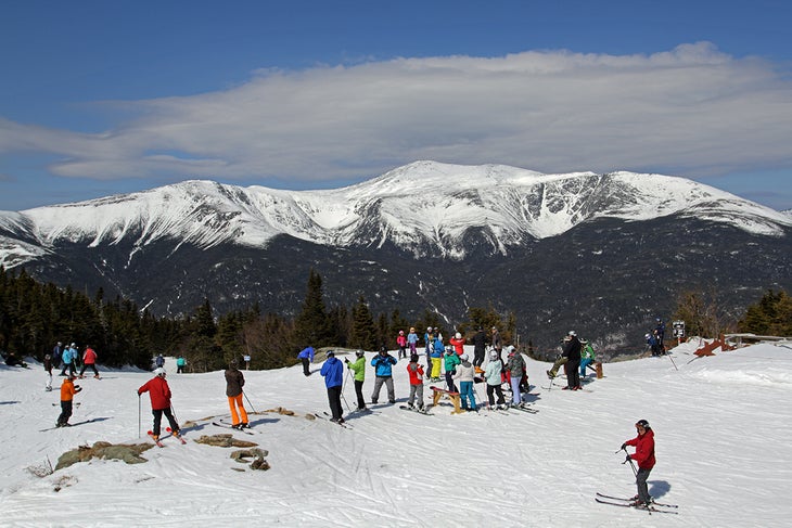 Wildcat Mountain, New Hampshire May 3 Ski season at Wildcat Mountain lives on. So does the fun at the base of the mountain, with a free pond skim on April 11. www.skiwildcat.com
