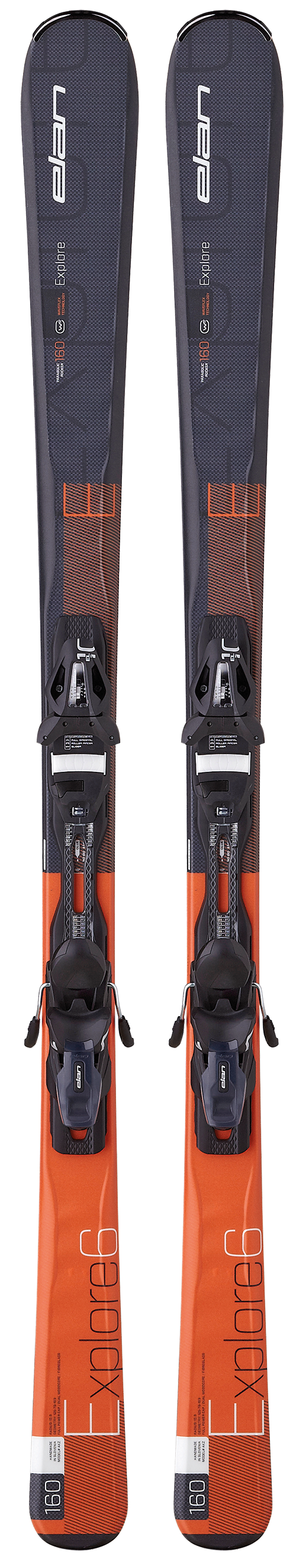 ELAN EXPLORE6 152cmスキー 即乗りセット ELAN エラン スキー板 メンズ 【2023-2024】 EXPLORE 6 RED LIGHT