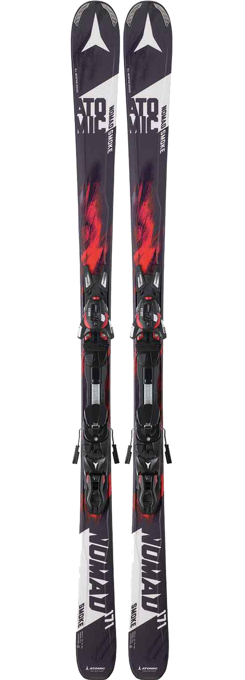 ATOMIC NOMAD SMOKE SKIS SIZE 178 CM WITH ATOMIC BINDINGS | eBay