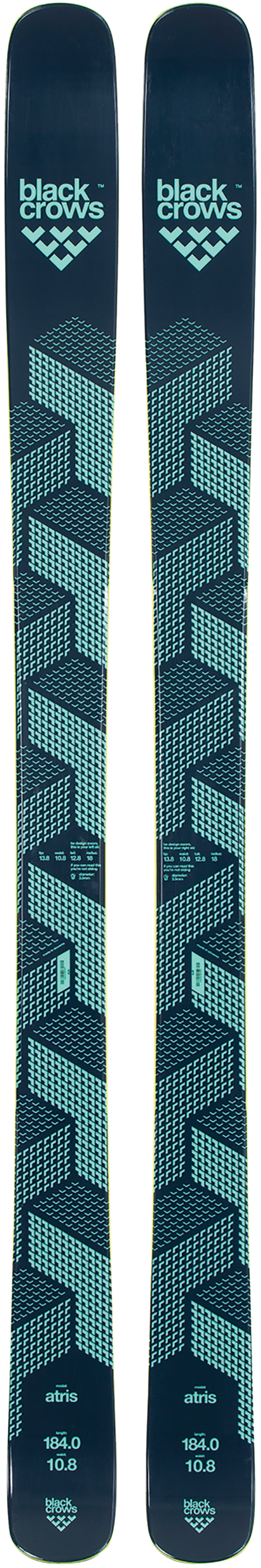 Black Crows Atris The Crows want one thing out of their skis: complete sensory gratification. They’ve accomplished it with the Atris. Testers wrote, “It’s a rally car…