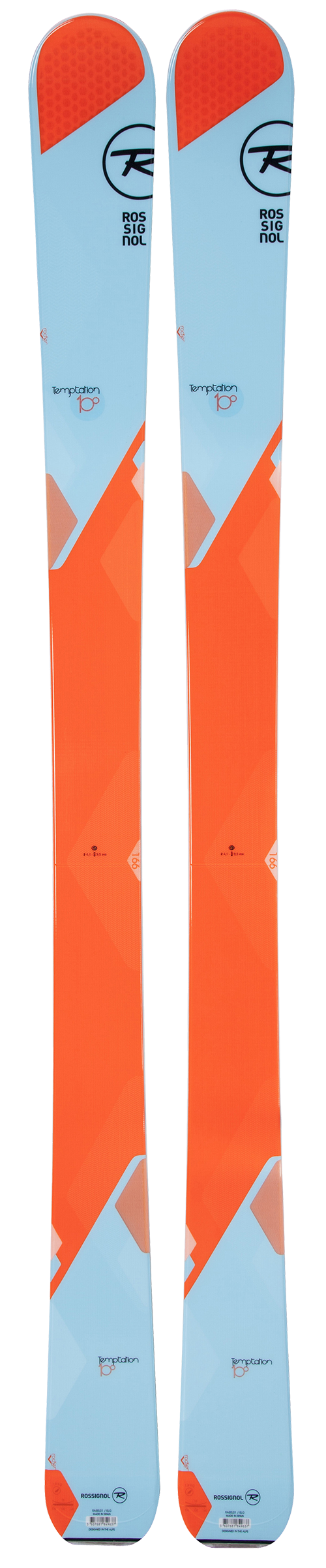 Rossignol Temptation 100 The only ski in the series with metal in it, and with good old grippy camber underfoot, the 100 was especially appreciated by our arc-loving…