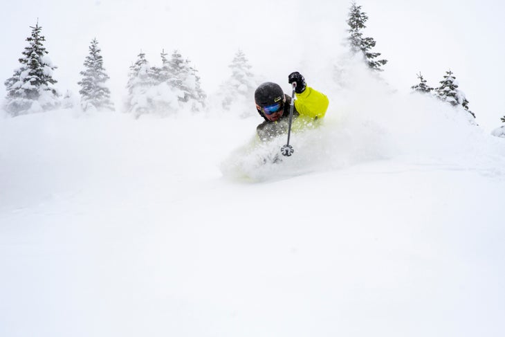 Mammoth Mountain - California The first El Nino storm of the year left Mammoth with four feet of powder and some all-time conditions. Photo Credit: Peter MorningSkier: Jimmy…
