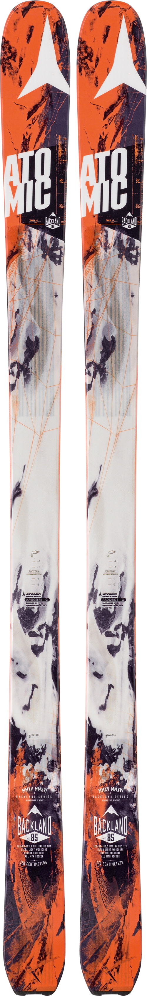 ATOMIC BACKLAND 85 + ARC’TERYX Procline Atomic Backland 85 (2017)